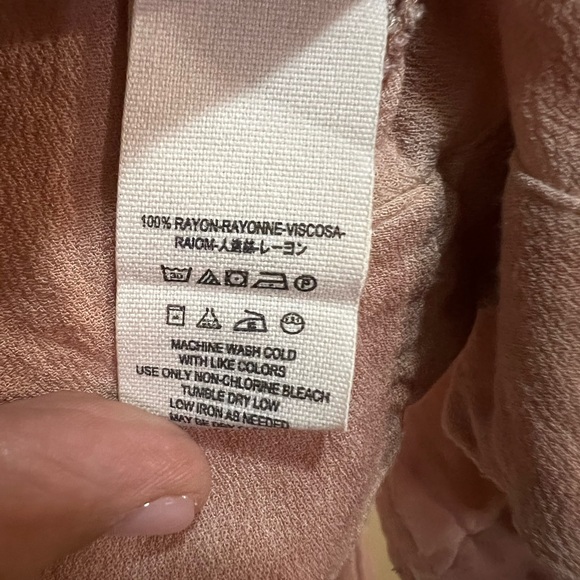 Free People Bell Sleeve Peasant Blouse Size Large - Picture 9 of 10